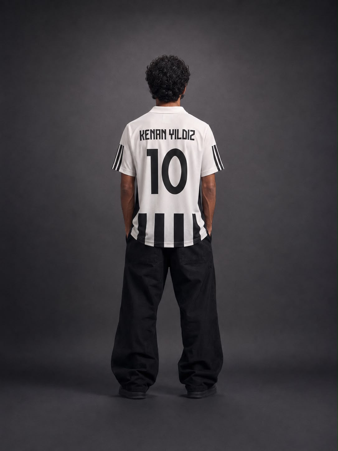 Juventus Kenan Yıldız #10 Home Jersey 2026/27 – Black & White | Home Kit | Embroidery | Kit Culture