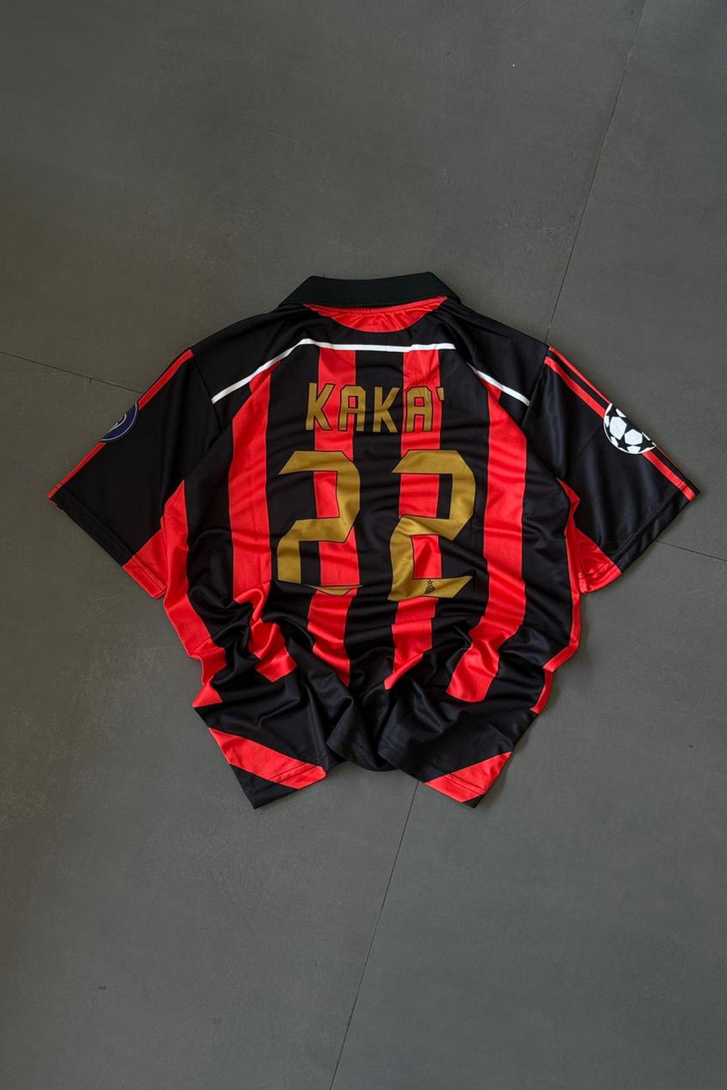 AC Milan 2006/07 Retro Jersey Kaká #22 – Classic Red Black Football Shirt | Embroidery