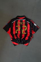 AC Milan 2006/07 Retro Jersey Kaká #22 – Classic Red Black Football Shirt | Embroidery