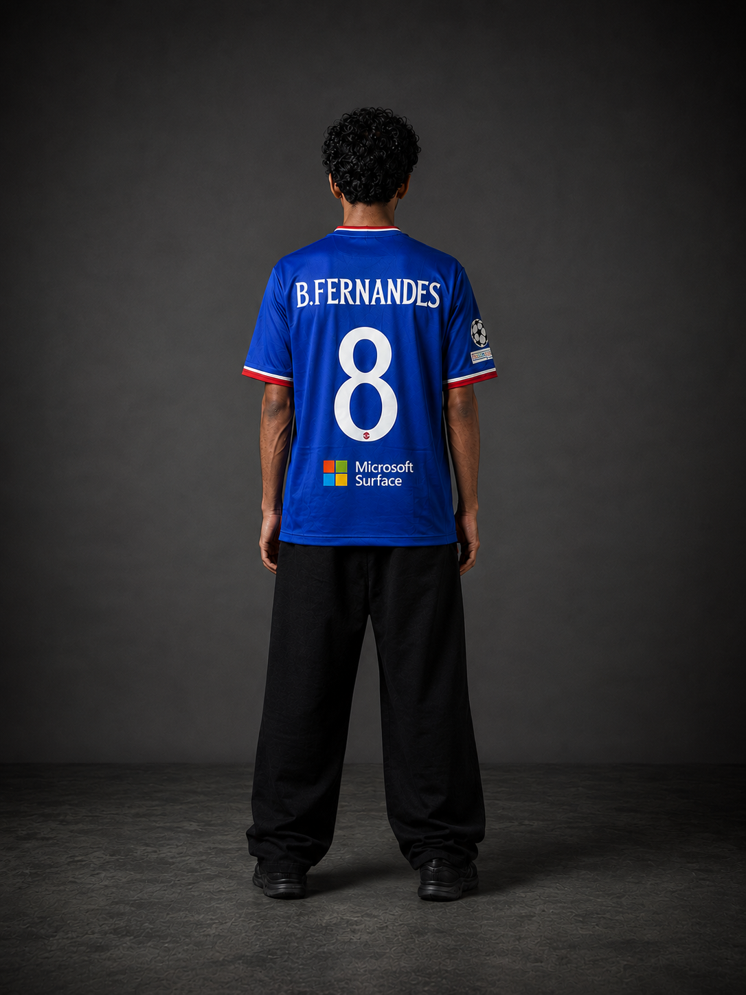 Manchester United Bruno Fernandes #8 | Blue Away Jersey 2026/27 | Sublimation | Kit Culture