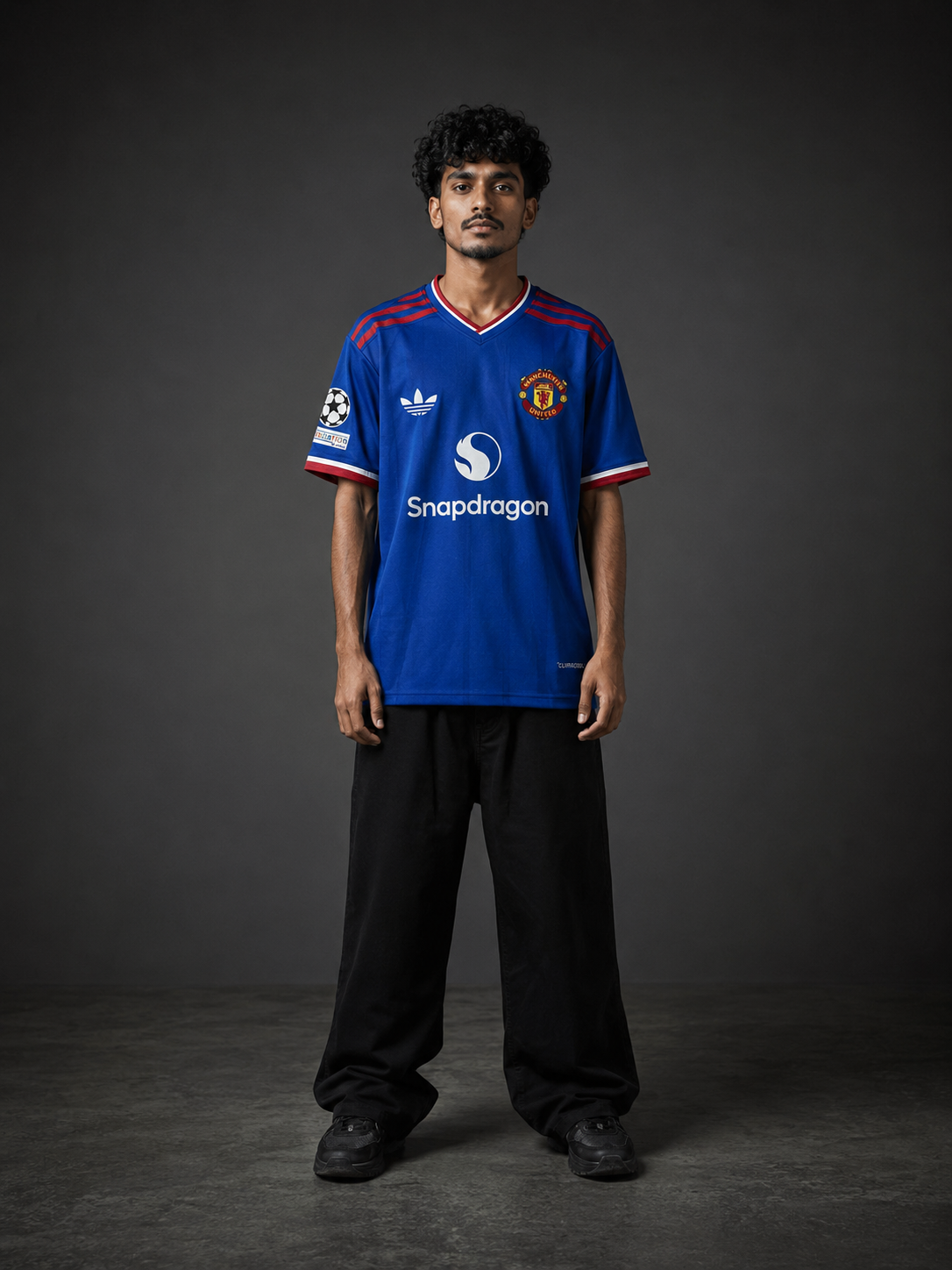 Manchester United Bruno Fernandes #8 | Blue Away Jersey 2026/27 | Sublimation | Kit Culture
