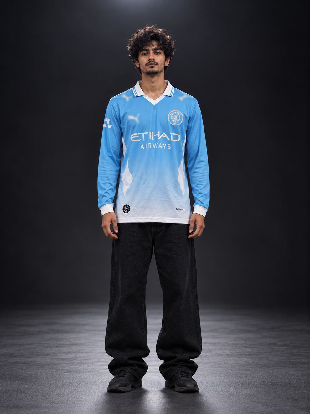 Manchester City Haaland #9 Home Full Sleeve Jersey | Sublimation Colla ...