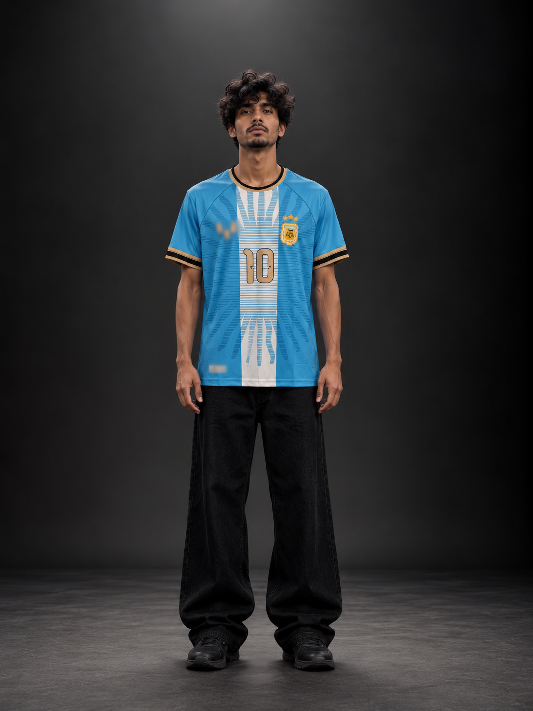 Argentina Lionel Messi #10 Farewell Home Jersey | Embroidered | Kit Culture