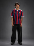 FC Barcelona 1997-98 Retro Home Jersey – Messi #10 | Embroidery Collar | Classic Blaugrana Vintage Football Jersey