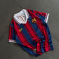 FC Barcelona 1997-98 Retro Home Jersey – Messi #10 | Embroidery Collar | Classic Blaugrana Vintage Football Jersey
