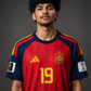 Spain 2026 Home Jersey – Lamine Yamal #19 - Player Edition - Kit Culture