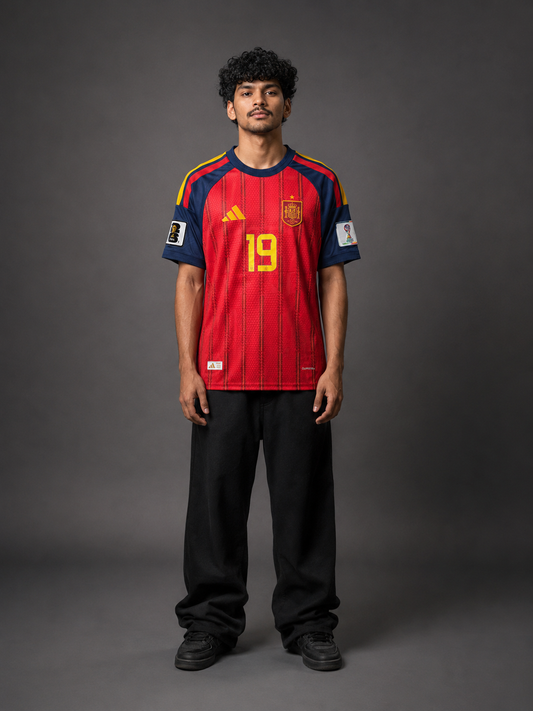 Spain 2026 Home Jersey – Lamine Yamal #19 - Player Edition - Kit Culture